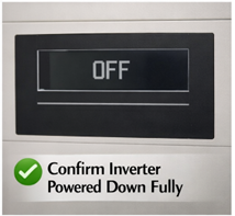 Confirm Inverter Powered DOwn Fully