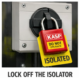 Lock Off the Isolator