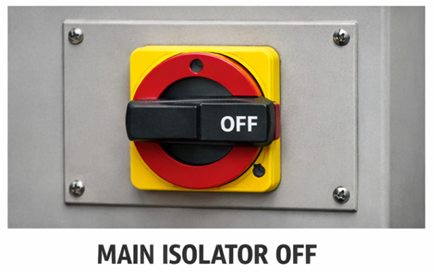 Main Isolator Off